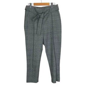 Judith & Charles Black & White 100% Virgin Wool Plaid Dress Pants Size 4